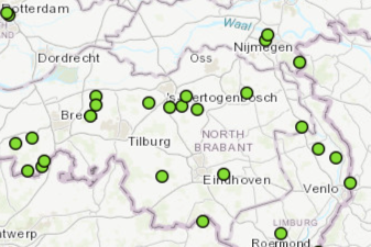 Voedselbos kaart